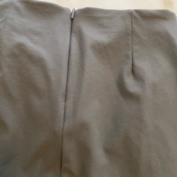 Athleta Wander Slim Stretch Ankle Pants 4P Gray Slit Hem Back Zip Side Pockets - Picture 9 of 9